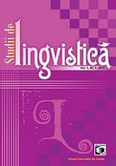 Coperta revista Studii de lingvistica